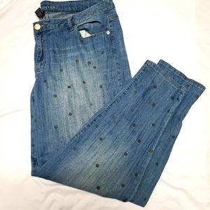 Lane Bryant Low Rise Boyfriend Jeans Size 20.